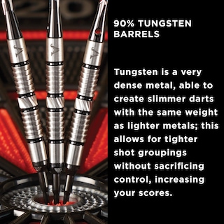 Foto 5 | Foto 5 | Darts Viper Ridgeback, Tungsteno Ranurado, 18 G, Con Accesorios - Venta Internacional.