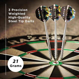 Foto 2 | Foto 2 | Darts Viper Jackal Con Punta De Acero De Tungsteno, 80%, 21 G, Con Funda Plateada - Venta Internacional.
