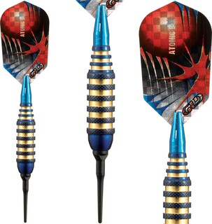 Foto 6 | Foto 6 | Juego De 3 Dardos Soft Tip Viper Atomic Bee, 16 G, Azul Con Puntas 2ba - Venta Internacional.