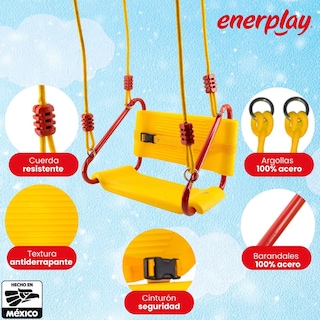 Foto 3 | Foto 3 | Columpio Para Niños Cheyenne, 120x100 Cm - Enerplay