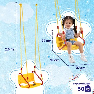 Foto 4 | Foto 4 | Asiento Columpio Para Niños Respaldo, 3-6 Años - Enerplay