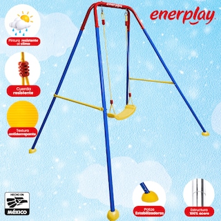 Foto 3 | Foto 3 | Columpio Para Niños 170x152cm - Enerplay
