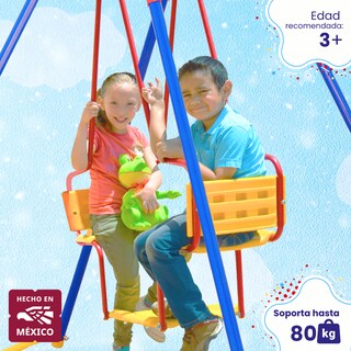 Foto 2 | Foto 2 | Columpio Doble Para Niños Twin 130x124 Cm – Enerplay