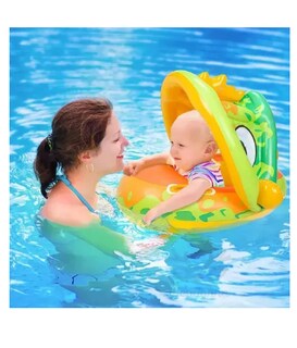 Foto 3 | Foto 3 | Flotador con Toldo Púrpura para Bebé