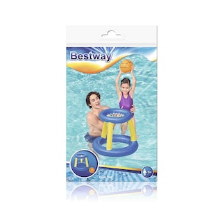 Foto 4 | Foto 4 | Juego Baloncesto Canasta Inflable Flotante Con Pelota Bestway