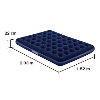 Foto 2 | Foto 2 | Colchón Inflable Queen Size Bestway Azul Cama de Aire Camping Resistente