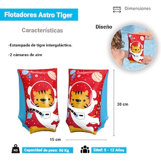 Foto 3 | Foto 3 | Flotis para Niño Bestway Animalitos Splash Paquete Plástico Resistente 6 Piezas