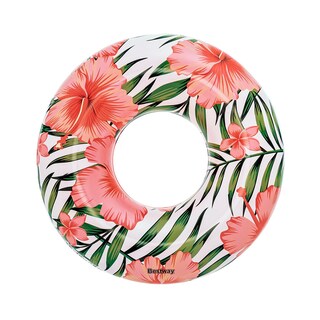 Foto 1 | Foto 1 | Salvavidas Dona Inflable Bestway Tropical Rosa Plástico Resistente