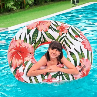 Foto 3 | Foto 3 | Salvavidas Dona Inflable Bestway Tropical Rosa Plástico Resistente