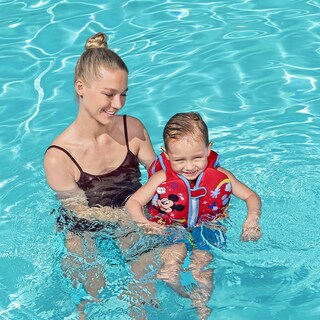 Foto 3 | Foto 3 | Chaleco Salvavidas Para Niño 1 A 3 Años Mickey Mouse Bestway color Rojo