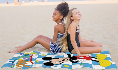 Foto 5 | Foto 5 | Toalla De Playa Jay Franco Disney Mickey Mouse A Cuadros Para Niños - Venta Internacional.