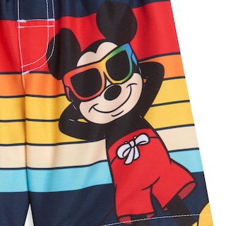 Foto 5 | Foto 5 | Conjunto De Trajes De Baño Disney Mickey Mouse Para Bebés Y Niños De 18 M, Rojo - Venta Internacional.