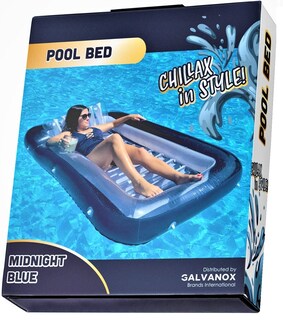 Foto 1 | Foto 1 | Tumbona Inflable Para Bronceado Galvanox, 70 X 49 Cm, Con Almohada - Venta Internacional.