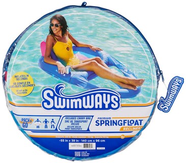 Foto 7 | Foto 7 | Tumbona De Piscina Swimways Spring Float Premium, Reclinable Para Adultos - Venta Internacional.