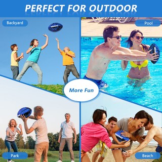 Foto 6 | Foto 6 | Juguetes De Piscina Jasonwell Impermeables Para Fútbol Playa Con Bomba - Venta Internacional.