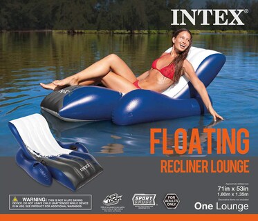 Foto 6 | Foto 6 | Sillones Reclinables Flotantes Intex Con Portavasos (paquete De 3) - Venta Internacional.