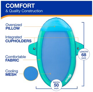 Foto 3 | Foto 3 | Tumbona De Piscina Swimways Spring Float Premium Suncatcher Para Adultos - Venta Internacional.
