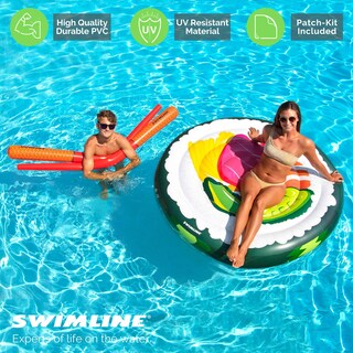 Foto 6 | Foto 6 | Sushi Futomaki Swimline De Floating Island Con Palillos Doodle - Venta Internacional.