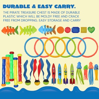 Foto 4 | Foto 4 | Set de 30 Juguetes para Piscinas Joyin con Bolsa de Almacenamiento para Niños De 3 A 12 Años - Venta Internacional