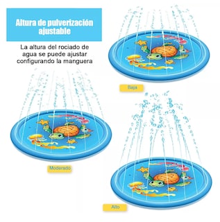 Foto 3 | Foto 3 | Splash Pad De Acuáticos Tortuga Marina Para Piscina 170 Cm Azul