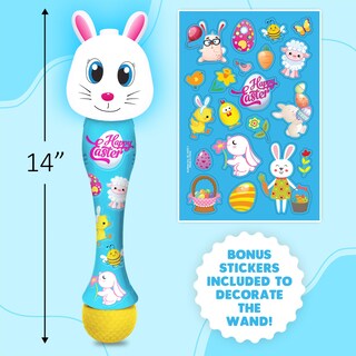 Foto 6 | Foto 6 | Conejo De Pascua Bubble Wand Artcreativity De 14 M Con Led Y Música - Venta Internacional.