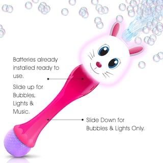 Foto 5 | Foto 5 | Conejo De Pascua Bubble Wand Artcreativity De 14 M Con Led Y Música - Venta Internacional.