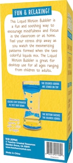 Foto 4 | Foto 4 | Recursos Creados Por Maestros En Liquid Motion Bubbler, Azul Y Amarillo - Venta Internacional.