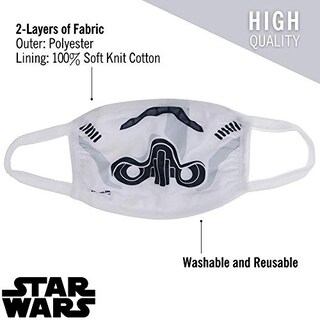 Foto 5 | Foto 5 | Mascarilla Facial Star Wars Storm Trooper Grecot - Adulto - Venta Internacional