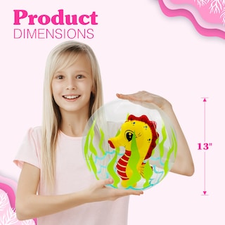 Foto 4 | Foto 4 | Juguetes Inflables Para Piscina Beach Balls 4e's Novelty 3d De 33 Cm, Paquete De 4 - Venta Internacional.