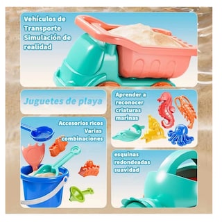 Foto 5 | Foto 5 | Juguetes De Playa De Regalos Para El Día Del Niño 32pz Lab.g Multicolor