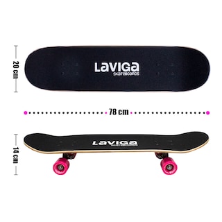 Foto 5 | Foto 5 | Patineta Skateboard LAVIGA LV-600SKT color Negro Juvenil Diseño de Skate Girl