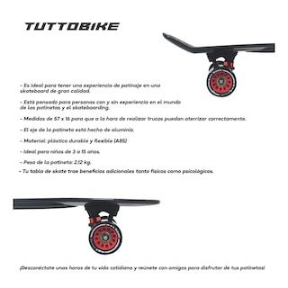 Foto 4 | Foto 4 | Patineta Cruiser Tipo Penny Classic 22 negro