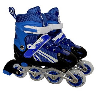 Foto 1 | Foto 1 | Patines En Linea Ajustables Iciqlo Con Casco Y Rodilleras 19cm A 21cm