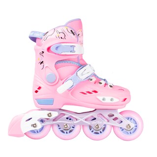 Foto 1 | Foto 1 | Combo De Patines Ajustables Pro Plus Color Rosa Con Mochila Y Protecciones Incluidas