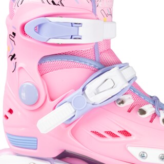 Foto 3 | Foto 3 | Combo De Patines Ajustables Pro Plus Color Rosa Con Mochila Y Protecciones Incluidas