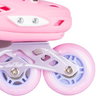 Foto 4 | Foto 4 | Combo De Patines Ajustables Pro Plus Color Rosa Con Mochila Y Protecciones Incluidas