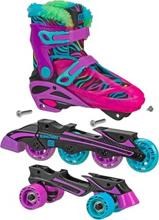 Foto 4 | Foto 4 | Patines Roller Derby con Casco Rosa