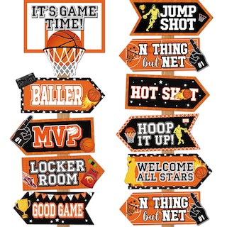 Foto 1 | Foto 1 | Letrero Decorativo Para Fiestas De Baloncesto, 20 Piezas, Para Niños Y Adolescentes - Venta Internacional.