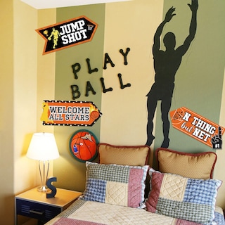 Foto 6 | Foto 6 | Letrero Decorativo Para Fiestas De Baloncesto, 20 Piezas, Para Niños Y Adolescentes - Venta Internacional.