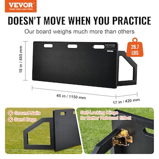 Foto 2 | Foto 2 | Tabla De Fútbol Reboteadora Vevor Portátil De Pared, 45 X 18 Cm, Para Niños Y Adultos - Venta Internacional.