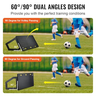 Foto 3 | Foto 3 | Tabla De Fútbol Reboteadora Vevor Portátil De Pared, 45 X 18 Cm, Para Niños Y Adultos - Venta Internacional.