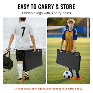 Foto 5 | Foto 5 | Tabla De Fútbol Reboteadora Vevor Portátil De Pared, 45 X 18 Cm, Para Niños Y Adultos - Venta Internacional.
