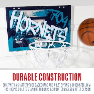 Foto 7 | Foto 7 | Canasta De Baloncesto Franklin Sports Nba Charlotte Hornets Kids - Venta Internacional.