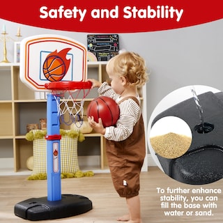 Foto 4 | Foto 4 | Set De Juego Arcade De Baloncesto Joyin Toddler Con 4 Pelotas Y 1 Año - Venta Internacional.