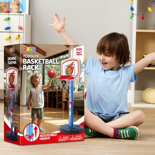 Foto 7 | Foto 7 | Set De Juego Arcade De Baloncesto Joyin Toddler Con 4 Pelotas Y 1 Año - Venta Internacional.