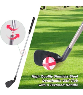 Foto 6 | Foto 6 | Juego De Golf Para Niños Con Tapete Para Interiores Con Pelotas Verde