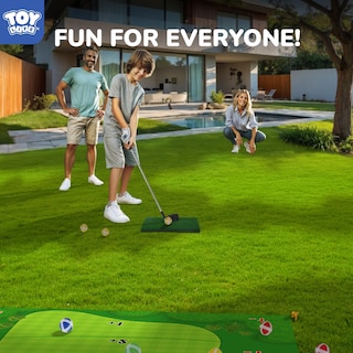 Foto 4 | Foto 4 | Alfombrillas De Práctica De Golf Toy Life Para Toda La Familia Con 20 Pelotas - Venta Internacional.