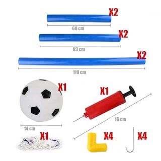 Foto 5 | Foto 5 | Juego De Bombillas De Fútbol Para Niños Con Portería De Fútbol - Venta Internacional.