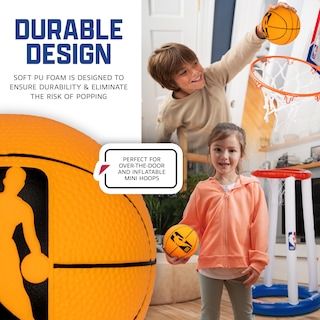 Foto 3 | Foto 3 | Espuma Basketball Franklin Sports Nba De 5 Pulgadas Para Niños, Paquete De 2 - Venta Internacional.
