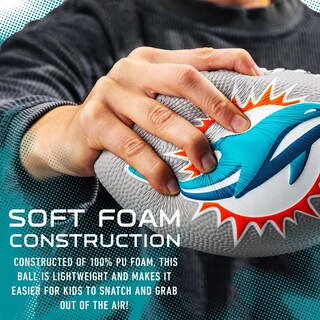 Foto 3 | Foto 3 | Foam Football Franklin Sports Nfl Miami Dolphins Kids 8.5 - Venta Internacional.